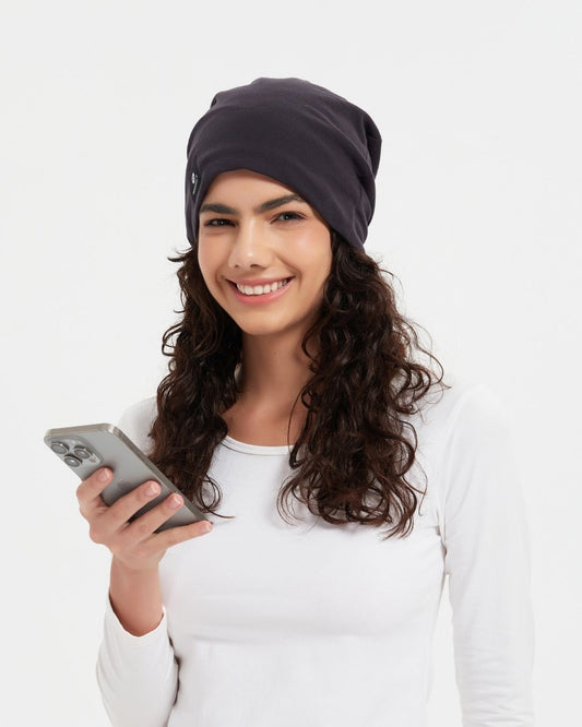 Experience the highest standard in EMF protection with the Ultimate Certified 100% Organic Cotton Premium EMF Protection Beanie by Radia Smart®. Expertly designed with silver-lined Faraday fabric, this beanie helps block harmful RF and 5G radiation from sources like WiFi, mobile phones, and wireless devices. Crafted for comfort, breathability, and wellness, it supports fertility and peace of mind in a sleek, everyday style—ideal for both indoor and outdoor wear.