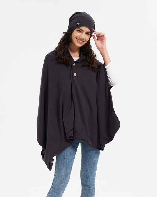 Stay cozy and protected with Ultimate Organic Poncho and Beanie Bundle. Silver-lined with Faraday fabric, it blocks EMF, RF, and 5G radiation while offering breathable, organic comfort. Ideal for daily wear at home or on the go, this poncho supports wellness and reduces exposure to harmful wireless signals. Stylish and functional, it’s perfect for those seeking natural, effective EMF shielding in a soft, eco-friendly design.