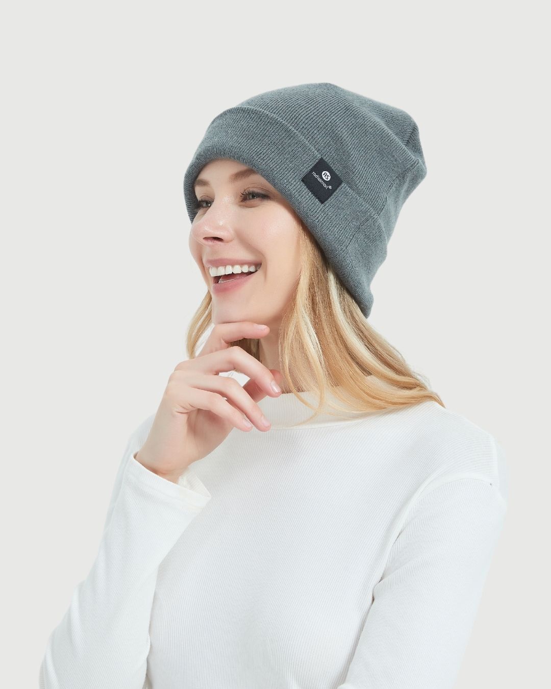 The Radia Smart® Winter Beanie (Grey) offers EMF protection with silver-lined Faraday fabric that blocks RF, 5G, and wireless radiation. Designed for warmth and wellness, it helps reduce exposure to harmful frequencies while supporting fertility and overall health. Soft, breathable, and stylish, this anti-radiation beanie is perfect for daily wear in colder weather, providing comfort, protection, and peace of mind in today’s connected world.