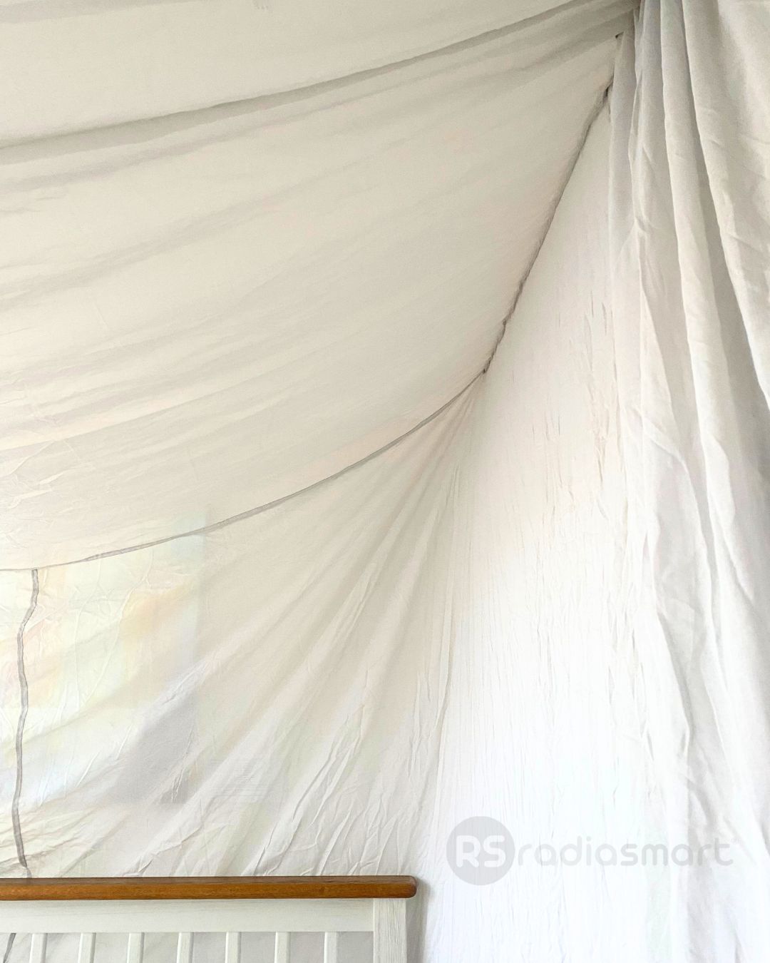 Stay cozy and protected with the Radia Smart® EMF Protection Bed Canopy Square, designed with silver-lined Faraday fabric to shield against EMF, RF, and 5G radiation. This breathable, elegant canopy creates a safe sleep environment by reducing exposure to wireless signals. Perfect for enhancing rest and wellness, it combines comfort, style, and advanced anti-radiation technology for a healthier night’s sleep in any bedroom setting.