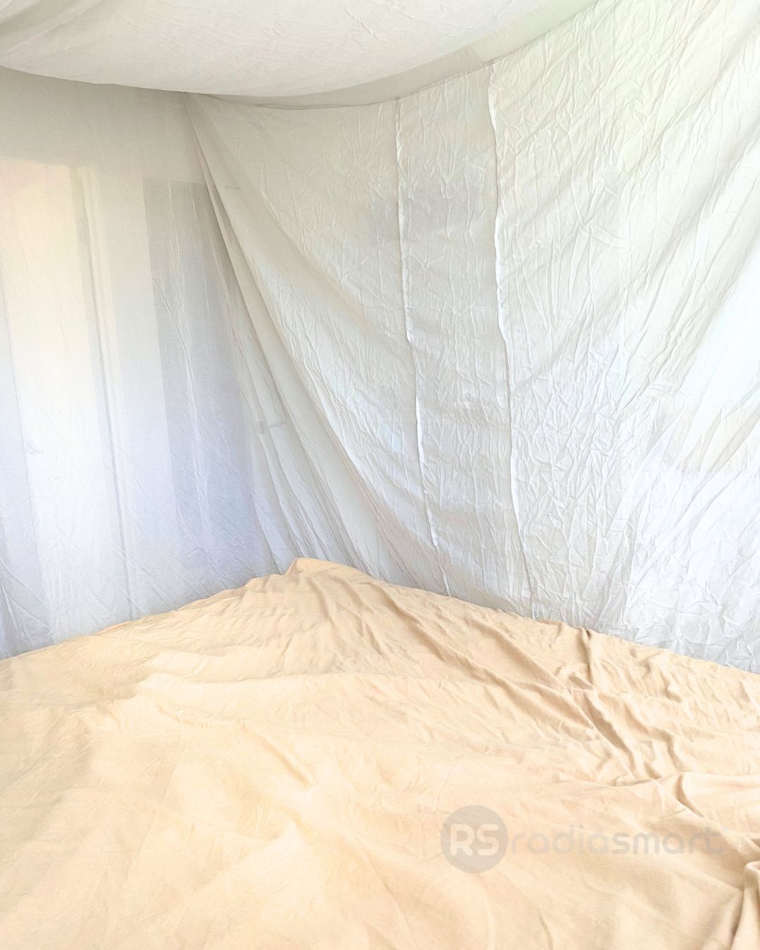 Stay cozy and protected with the Radia Smart® EMF Protection Bed Canopy Square, designed with silver-lined Faraday fabric to shield against EMF, RF, and 5G radiation. This breathable, elegant canopy creates a safe sleep environment by reducing exposure to wireless signals. Perfect for enhancing rest and wellness, it combines comfort, style, and advanced anti-radiation technology for a healthier night’s sleep in any bedroom setting.