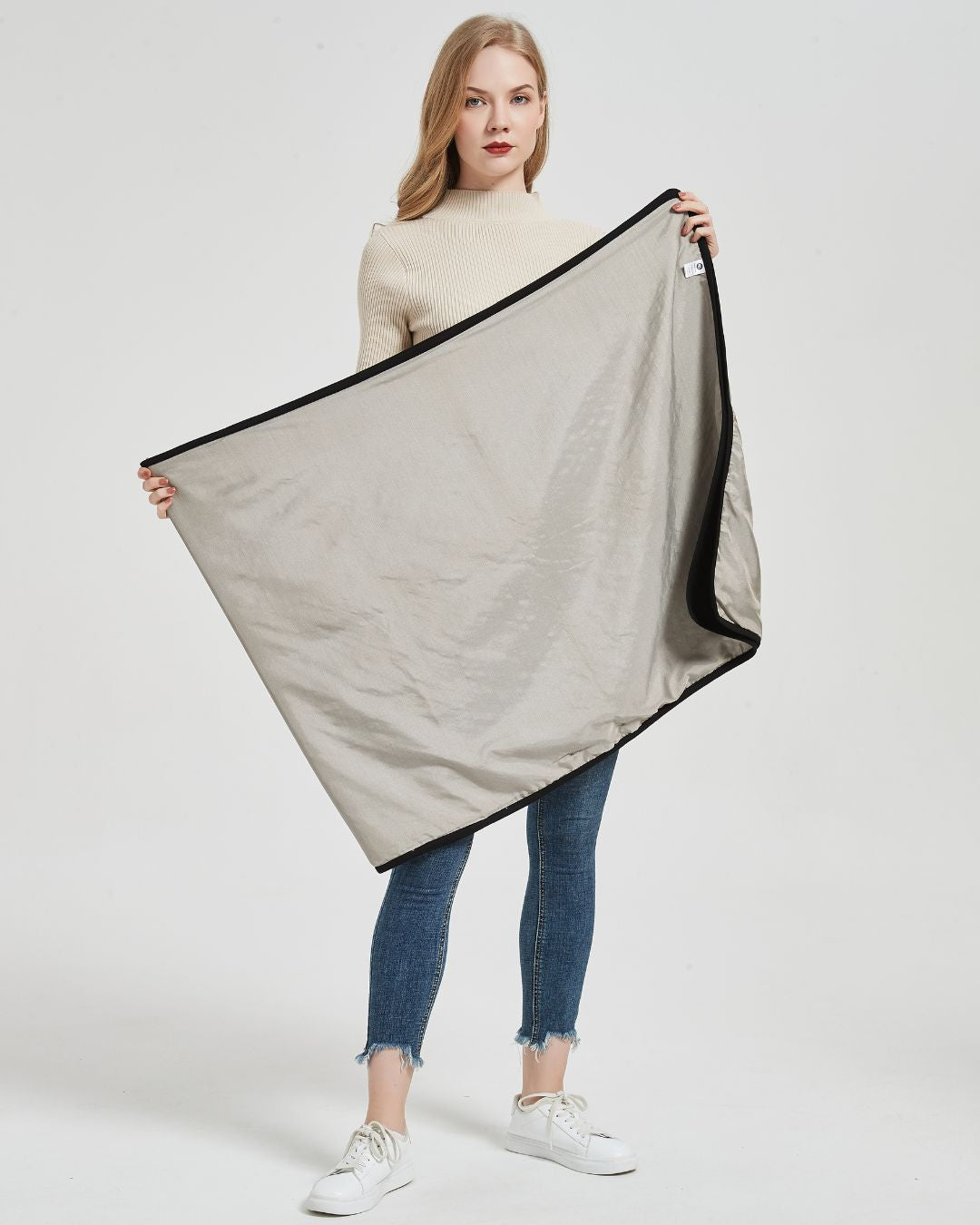 Stay warm, stylish, and shielded with the Radia Smart® EMF Protection Poncho and Hood Bundle in Black. This premium bundle features silver-lined fabric designed to block EMF, 5G, and RF radiation, supporting fertility and overall well-being. Ideal for home, work, or on-the-go comfort, it offers full upper-body coverage in a cozy, breathable design. Embrace everyday wellness and modern protection with this Faraday-inspired wearable solution.