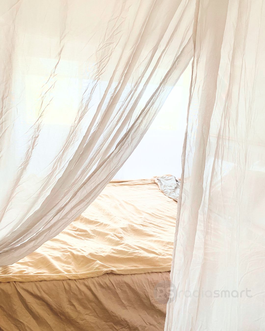 Stay cozy and protected with the Radia Smart® EMF Protection Bed Canopy Square, designed with silver-lined Faraday fabric to shield against EMF, RF, and 5G radiation. This breathable, elegant canopy creates a safe sleep environment by reducing exposure to wireless signals. Perfect for enhancing rest and wellness, it combines comfort, style, and advanced anti-radiation technology for a healthier night’s sleep in any bedroom setting.