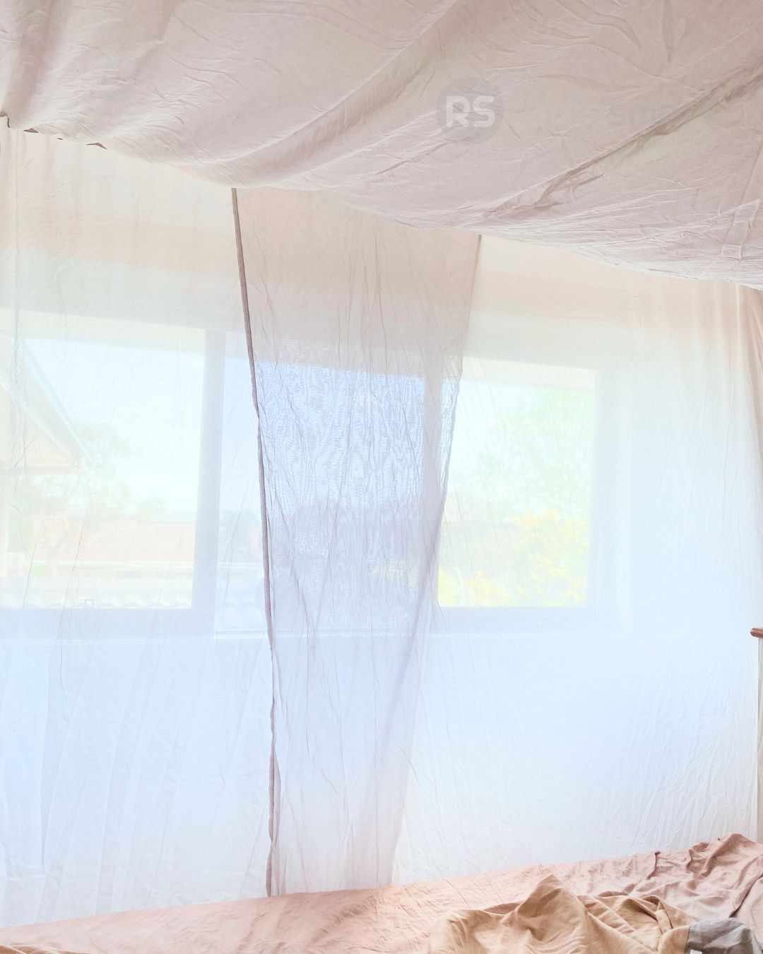 Stay cozy and protected with the Radia Smart® EMF Protection Bed Canopy Square, designed with silver-lined Faraday fabric to shield against EMF, RF, and 5G radiation. This breathable, elegant canopy creates a safe sleep environment by reducing exposure to wireless signals. Perfect for enhancing rest and wellness, it combines comfort, style, and advanced anti-radiation technology for a healthier night’s sleep in any bedroom setting.