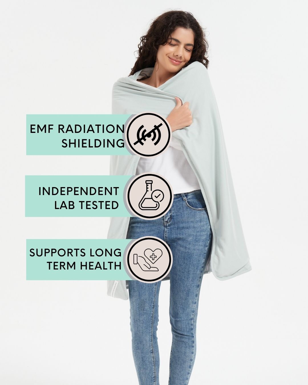 Stay cozy and protected with the Ultimate Certified 100% Organic Premium EMF Protection Blanket. Featuring silver-lined Faraday shielding, it blocks EMF, RF, 5G, and WiFi radiation, ensuring a safe and soothing environment. Made from soft, breathable organic fabric, this blanket offers comfort while protecting you from harmful frequencies. Perfect for restful sleep and relaxation, it combines luxury with health-conscious technology.