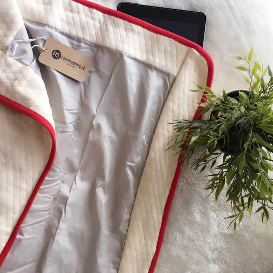 Stay cozy and protected with the Radia Smart® Joy Organic Blanket, designed with silver-lined Faraday fabric to block EMF, RF, and 5G radiation. Made from certified organic materials, it supports fertility health and overall wellness while offering soft, breathable comfort. Ideal for restful sleep or relaxation, this anti-radiation blanket reduces wireless exposure and promotes peace of mind in any environment. A perfect blend of safety, style, and serenity.