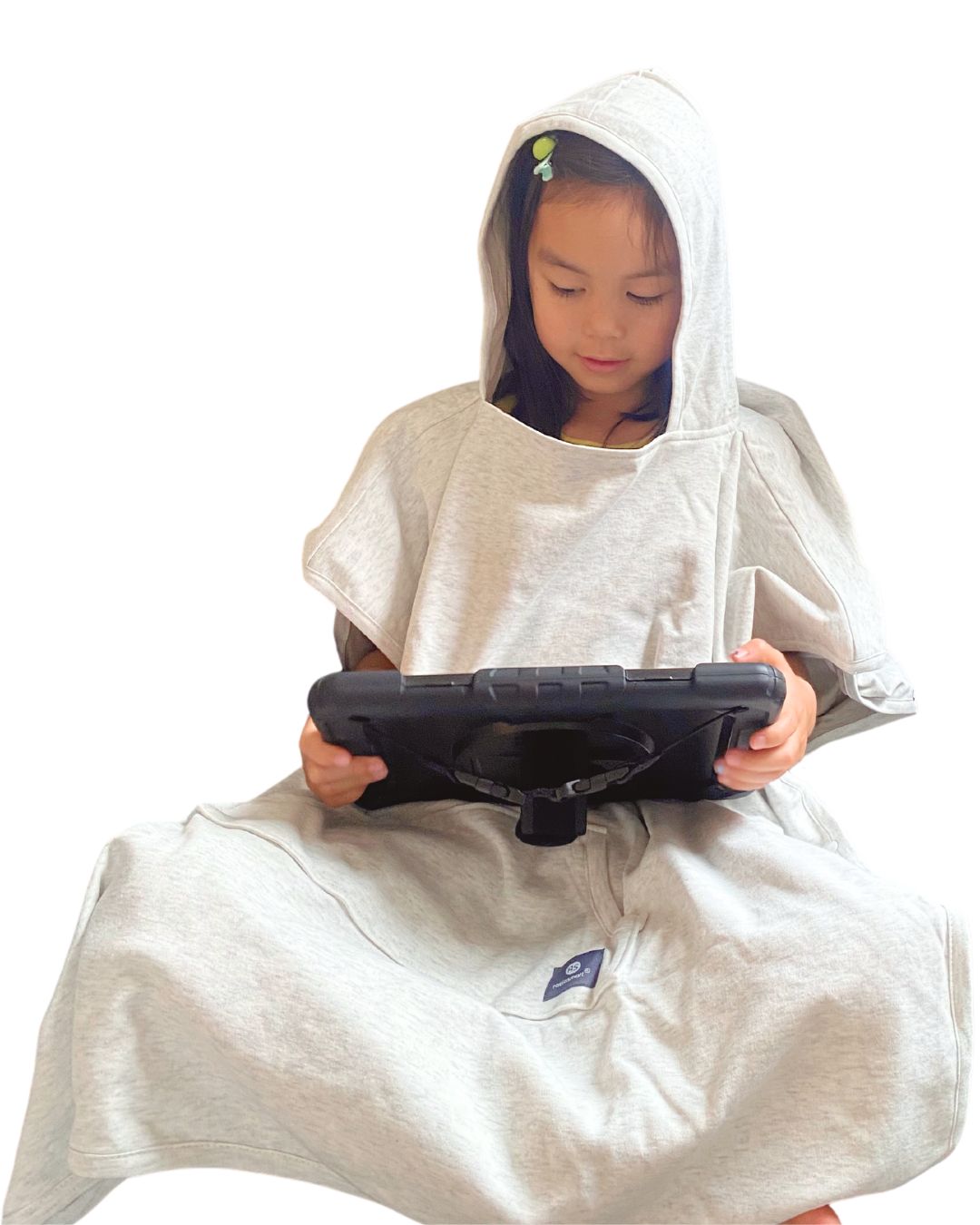 Stay cozy and protected with the Radia Smart® Children’s Hooded Poncho Blanket (Grey), featuring silver-lined Faraday fabric for EMF, RF, and 5G radiation shielding. Made with soft, breathable materials, it offers comfort and safety for growing kids by reducing exposure to harmful wireless signals. Perfect for home, travel, or rest time, this poncho supports wellness while keeping little ones warm and shielded in a stylish, kid-friendly design.