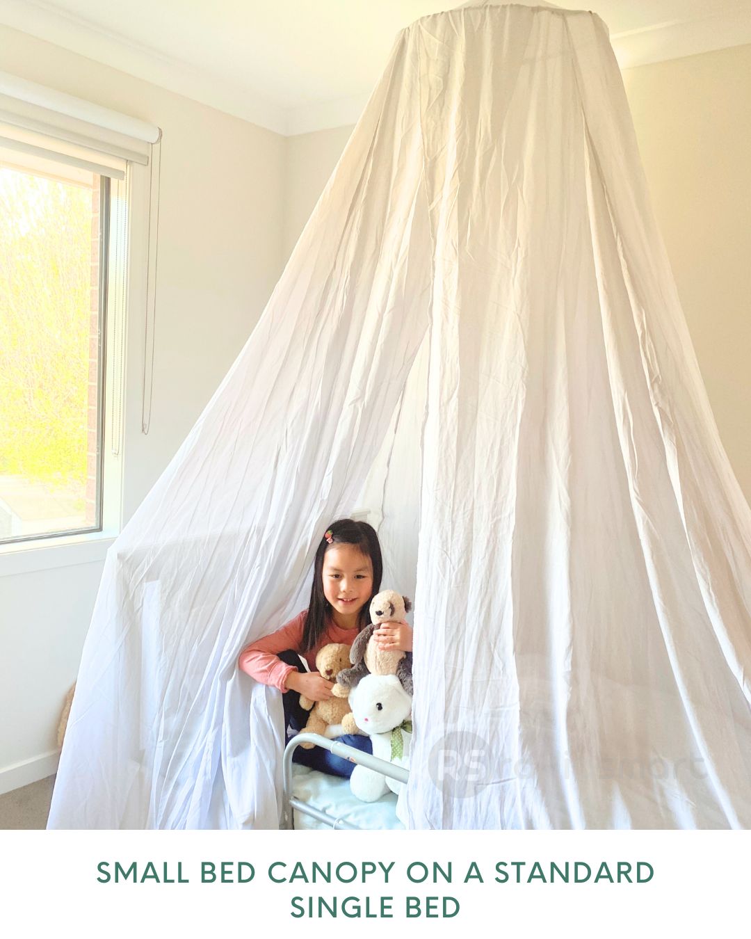 Stay cozy and protected with the Radia Smart® EMF Protection Bed Canopy Circle. Featuring silver-lined Faraday fabric, it blocks EMF, RF, and 5G radiation to create a safe sleep space. This elegant, breathable canopy surrounds your bed, offering comfort and peace of mind while reducing wireless exposure. Ideal for improving rest and supporting overall wellness, it combines style with powerful anti-radiation shielding for a healthier sleeping environment.