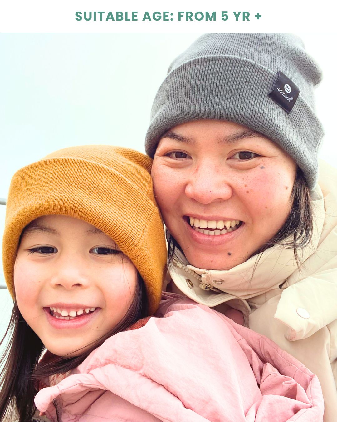 The Radia Smart® Winter Beanie (Yellow) offers EMF protection with silver-lined Faraday fabric that blocks RF, 5G, and wireless radiation. Designed for colder weather, it provides warmth while reducing exposure to harmful frequencies. Soft, breathable, and stylish, this anti-radiation beanie supports fertility and overall wellness. Perfect for daily wear, it combines comfort and protection for a health-conscious lifestyle in a bright, cozy design.