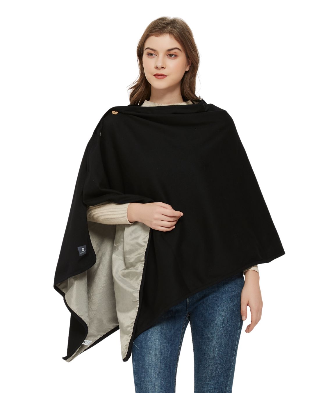 Stay cozy and protected with the Radia Smart® Poncho Blanket (Grey), featuring silver-lined Faraday fabric for powerful EMF, RF, and 5G radiation shielding. Designed for comfort and wellness, it helps reduce wireless exposure while supporting overall health. Soft, breathable, and stylish, this poncho blanket is perfect for home, travel, or relaxation. Enjoy peace of mind and warmth with this smart, anti-radiation protective layer.