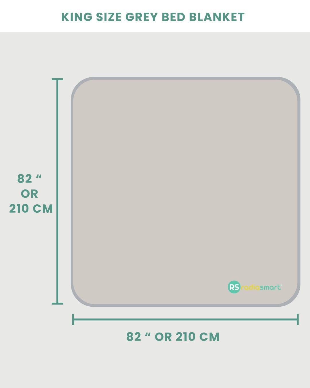 Stay cozy and protected with the Radia Smart® Mega Large EMF Protection Bed Blanket in Grey. Made from 100% cotton and silver-lined Faraday fabric, it blocks EMF, RF, and 5G radiation for a safer sleep environment. This breathable, soft bed blanket doubles as a bed sheet, offering full-body coverage and comfort while reducing wireless exposure. Ideal for promoting restful sleep and overall wellness in today’s connected world.