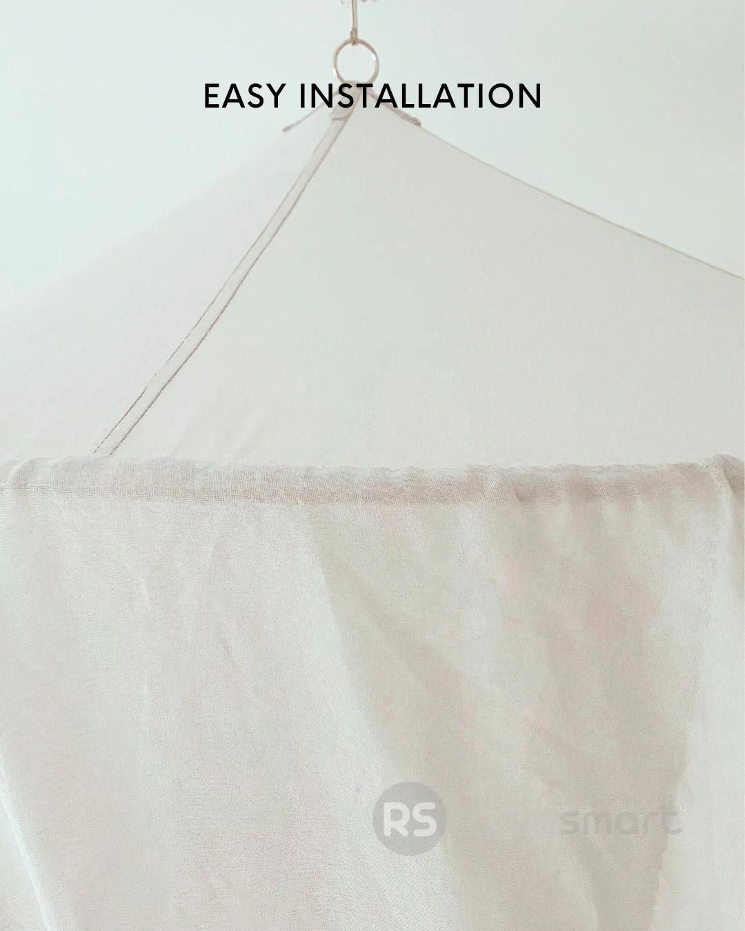 Stay cozy and protected with the Radia Smart® EMF Protection Bed Canopy Circle (Small). Designed to shield against electromagnetic fields (EMF), this silver-lined canopy offers Faraday cage-level protection. Ideal for fertility health and sensitive sleepers, it helps reduce exposure to Wi-Fi, cell towers, and other wireless radiation sources. The breathable, elegant design promotes restful sleep while safeguarding your health in style.