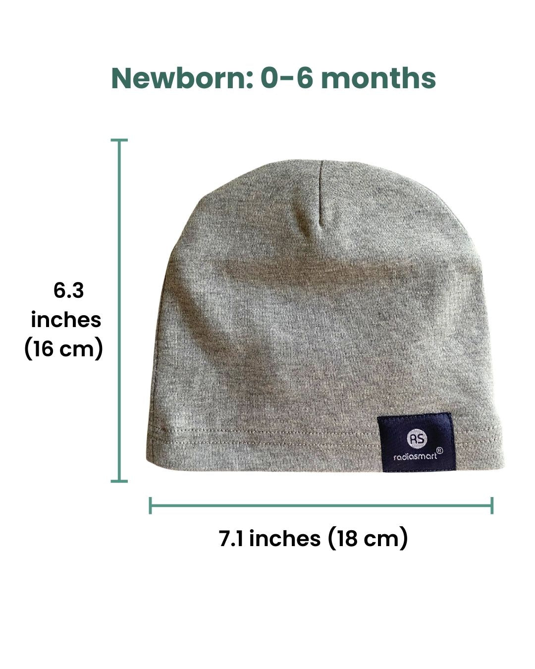 Protect your little one with the Radia Smart® Baby Hat Beanie, designed for ages 0–4 with three size options: Newborn, Baby, and Toddler. Made with silver-lined Faraday fabric, it offers EMF and RF blocking to reduce exposure to wireless radiation. Soft, breathable, and gentle on delicate skin, this beanie supports wellness and comfort for growing children. Ideal for everyday wear, it provides peace of mind with stylish, effective protection.