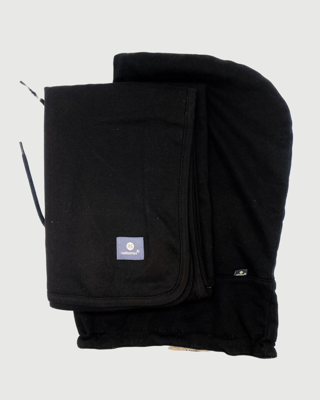 Stay warm, stylish, and shielded with the Radia Smart® EMF Protection Poncho and Hood Bundle in Black. This premium bundle features silver-lined fabric designed to block EMF, 5G, and RF radiation, supporting fertility and overall well-being. Ideal for home, work, or on-the-go comfort, it offers full upper-body coverage in a cozy, breathable design. Embrace everyday wellness and modern protection with this Faraday-inspired wearable solution.