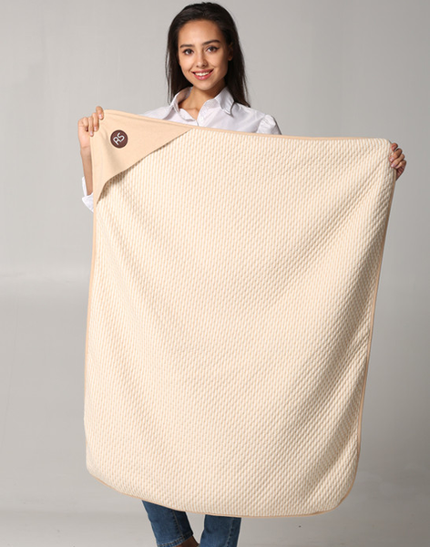 DefenderShield EMF Blanket - Organic Bamboo Full Size EMF & 5G Protection Blank