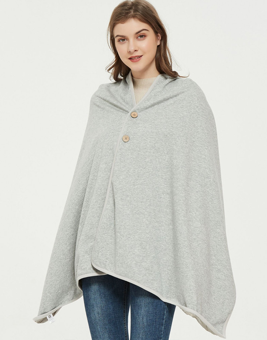 Stay cozy and protected with the Radia Smart® Poncho Blanket (Grey), featuring silver-lined Faraday fabric for powerful EMF, RF, and 5G radiation shielding. Designed for comfort and wellness, it helps reduce wireless exposure while supporting overall health. Soft, breathable, and stylish, this poncho blanket is perfect for home, travel, or relaxation. Enjoy peace of mind and warmth with this smart, anti-radiation protective layer.