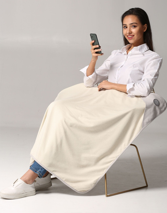 Embrace wellness with the Radia Smart® Natural Organic Blanket (Large), designed for EMF protection and anti-radiation support. This silver-lined Faraday blanket helps shield against wireless radiation and supports fertility health. Made with certified organic cotton, it’s soft, breathable, and ideal for everyday use at home, during pregnancy, or while traveling. A natural, chemical-free solution for EMF-sensitive individuals and families.