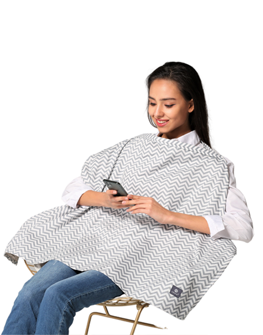 The Radia Smart® Nursing Cover offers EMF protection with silver-lined Faraday fabric, blocking 5G and wireless radiation. Safe for breastfeeding, it shields mother and baby from harmful exposure while providing comfort and privacy. Soft, breathable, and stylish, it supports wellness and peace of mind during nursing. Ideal for use at home or on the go, this anti-radiation cover is a smart choice for modern, health-conscious moms.