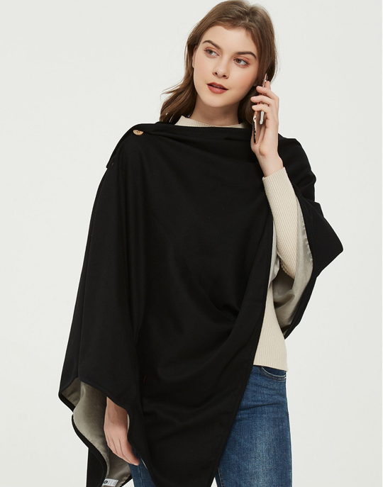Stay cozy and protected with the Radia Smart® Poncho Blanket (Black), crafted with silver-lined Faraday fabric to block EMF, RF, and 5G radiation. This soft, breathable poncho offers full-body coverage and comfort while reducing exposure to harmful wireless signals. Ideal for home, travel, or relaxation, it supports overall wellness and fertility health. Stylish and functional, it’s perfect for those seeking everyday EMF protection in a sleek black design.
