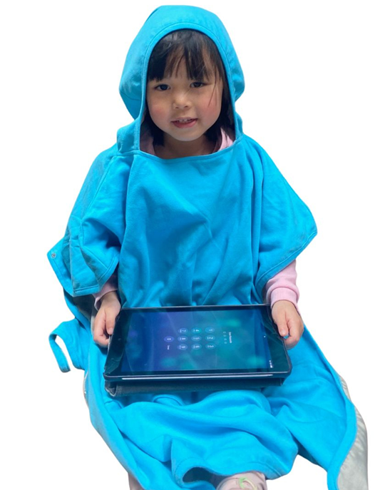 Stay cozy and protected with the Radia Smart® Children’s Hooded Poncho Blanket (Blue), featuring silver-lined Faraday fabric for EMF, RF, and 5G radiation shielding. Made with soft, breathable materials, it offers comfort and safety for growing kids by reducing exposure to harmful wireless signals. Perfect for home, travel, or rest time, this poncho supports wellness while keeping little ones warm and shielded in a stylish, kid-friendly design.