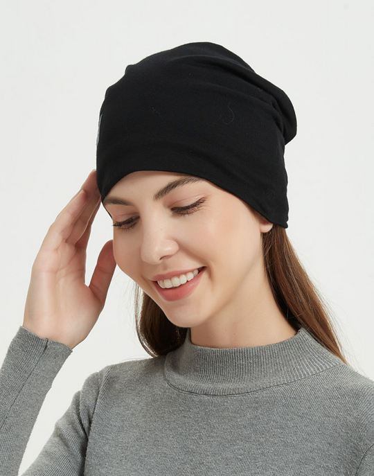Embrace wellness with the Radia Smart® Slouch Beanie (Black), featuring silver-lined Faraday fabric for EMF, RF, and 5G radiation protection. This anti-radiation hat is soft, breathable, and stylish, offering comfort and shielding in one. Designed to reduce exposure to harmful wireless signals, it supports overall wellness and peace of mind. Ideal for everyday wear, the slouch beanie combines modern design with powerful protective benefits.